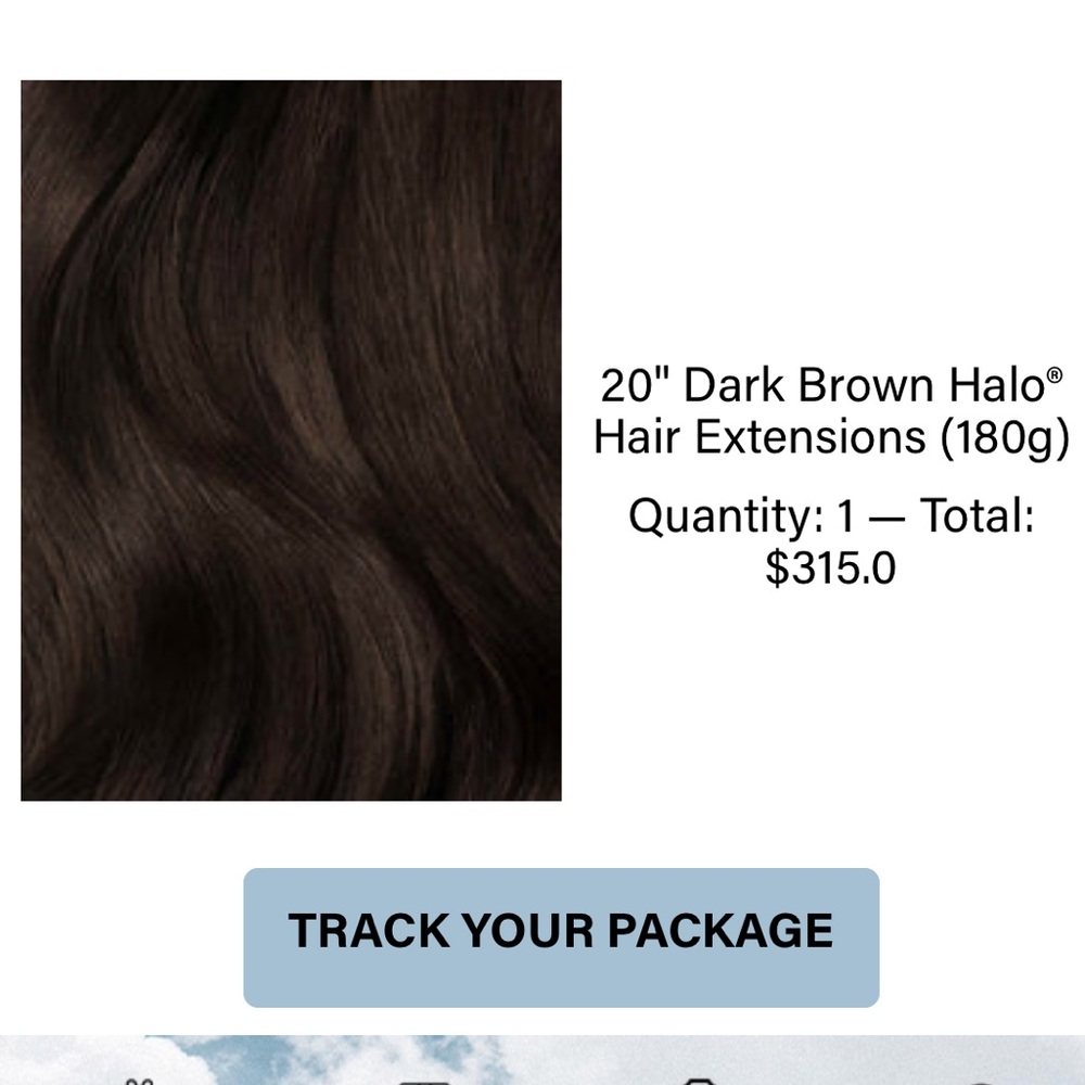 Halo Brown Wavy Hair Extensions 20 Inch